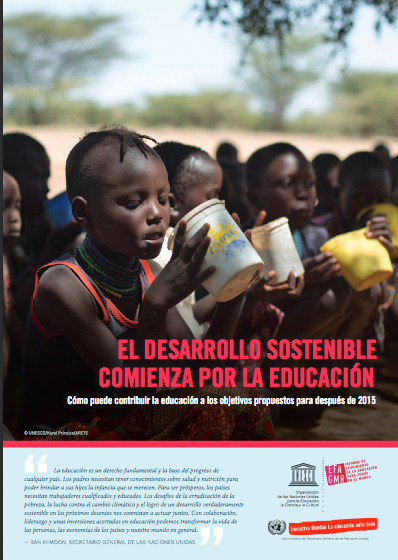 UNESCO: El desarrollo sostenible comienza por la educación