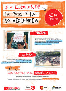 Días D 2014-2015: Día escolar de la paz y la no violencia