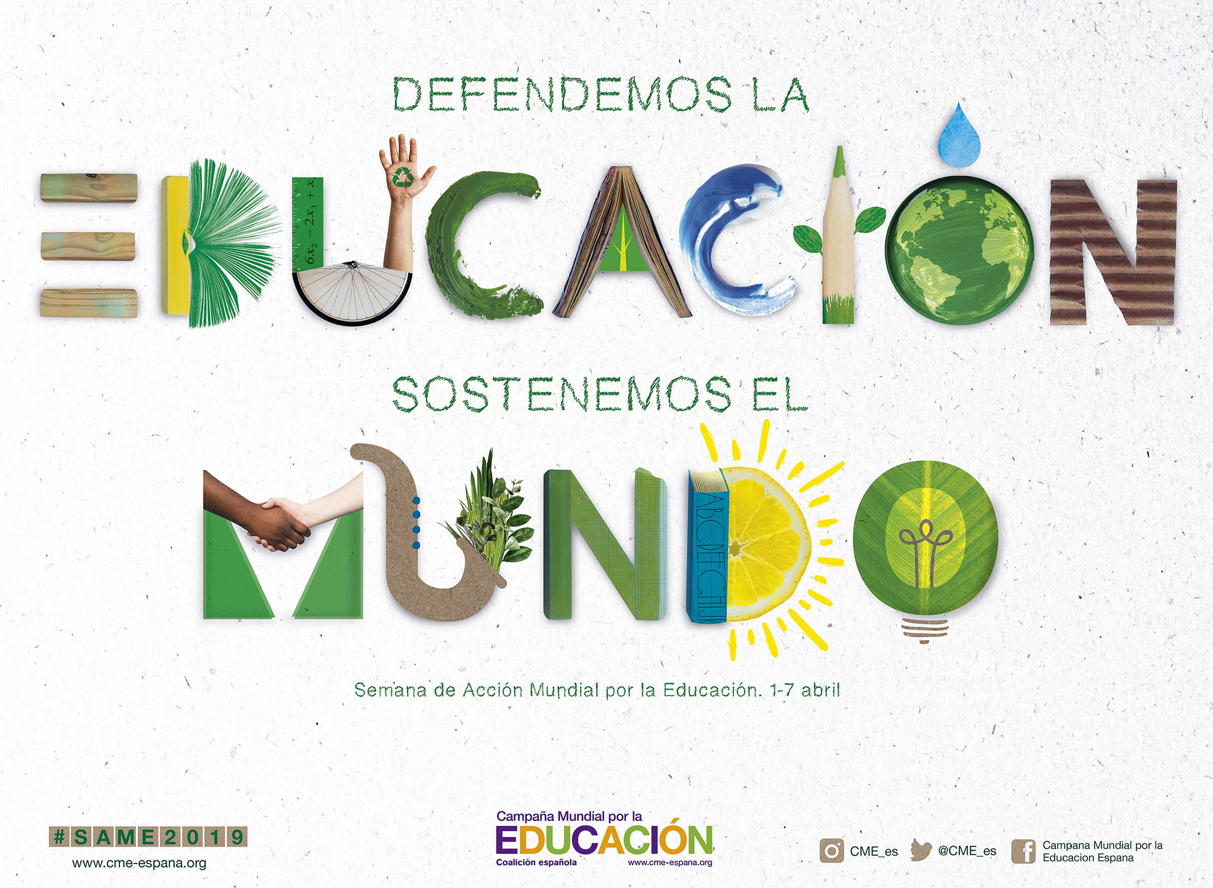 Celebramos la Semana de Acción Mundial por la Educación en defensa del papel de la educación en la construcción de un mundo más sostenible