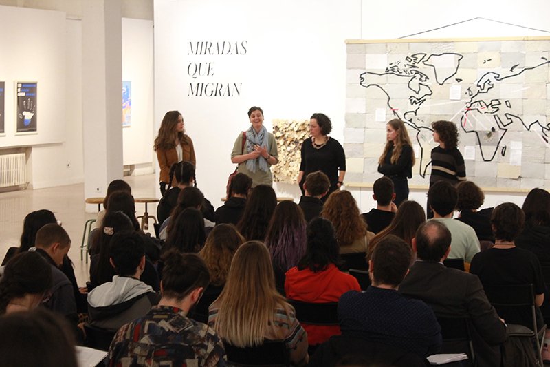 Jóvenes artistas crean 84 obras de arte para transformar la visión de la sociedad sobre las migraciones