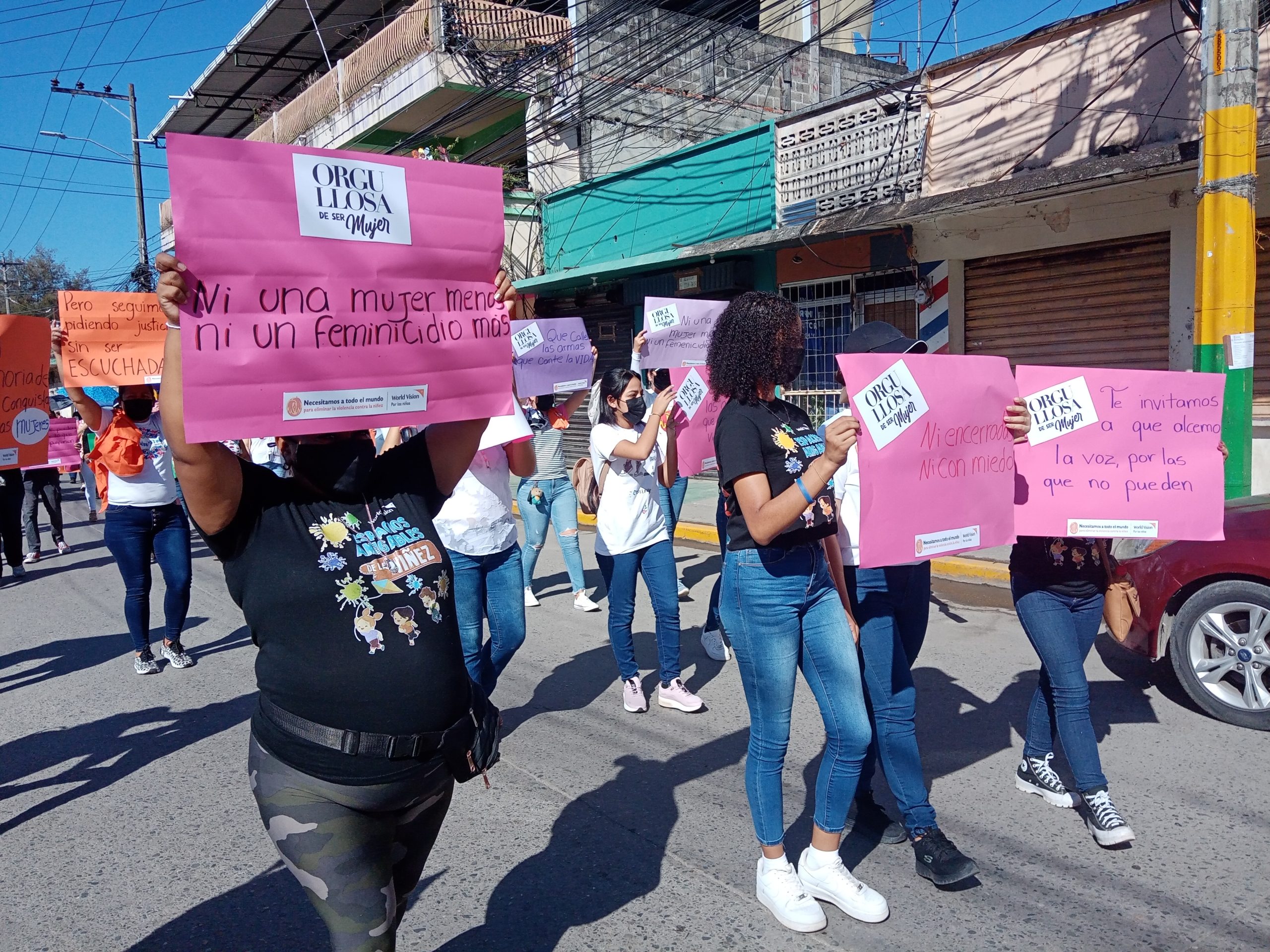 Las mujeres en Honduras exigieron justicia en el día de la mujer hondureña