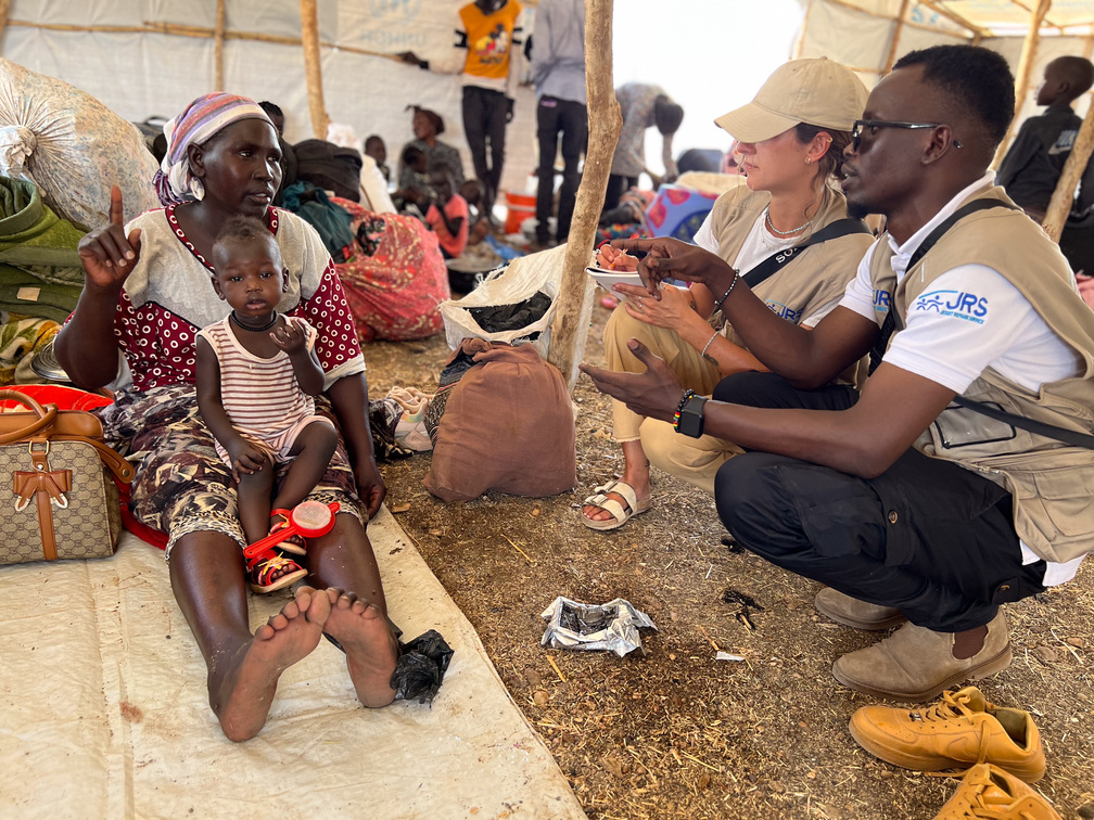 Junto al Servicio Jesuita a Refugiados atendemos a personas desplazadas por el conflicto en Sudán