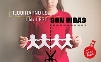 La silla roja – Recortar no es un juego