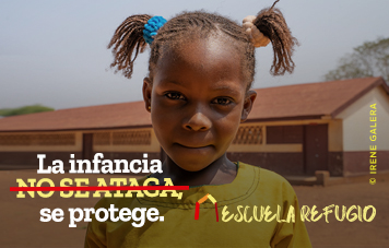 niña escuela refugio