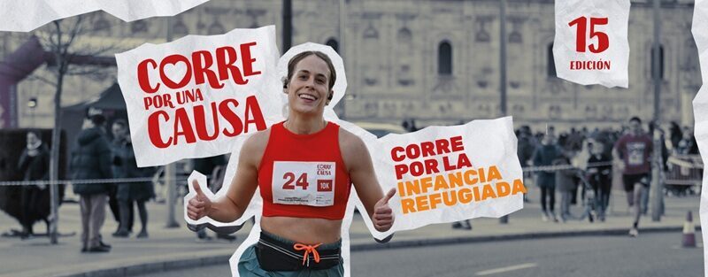 La 15ª edición de “Corre por una Causa”apoyará la educación de la infancia refugiada con María Pérez como embajadora