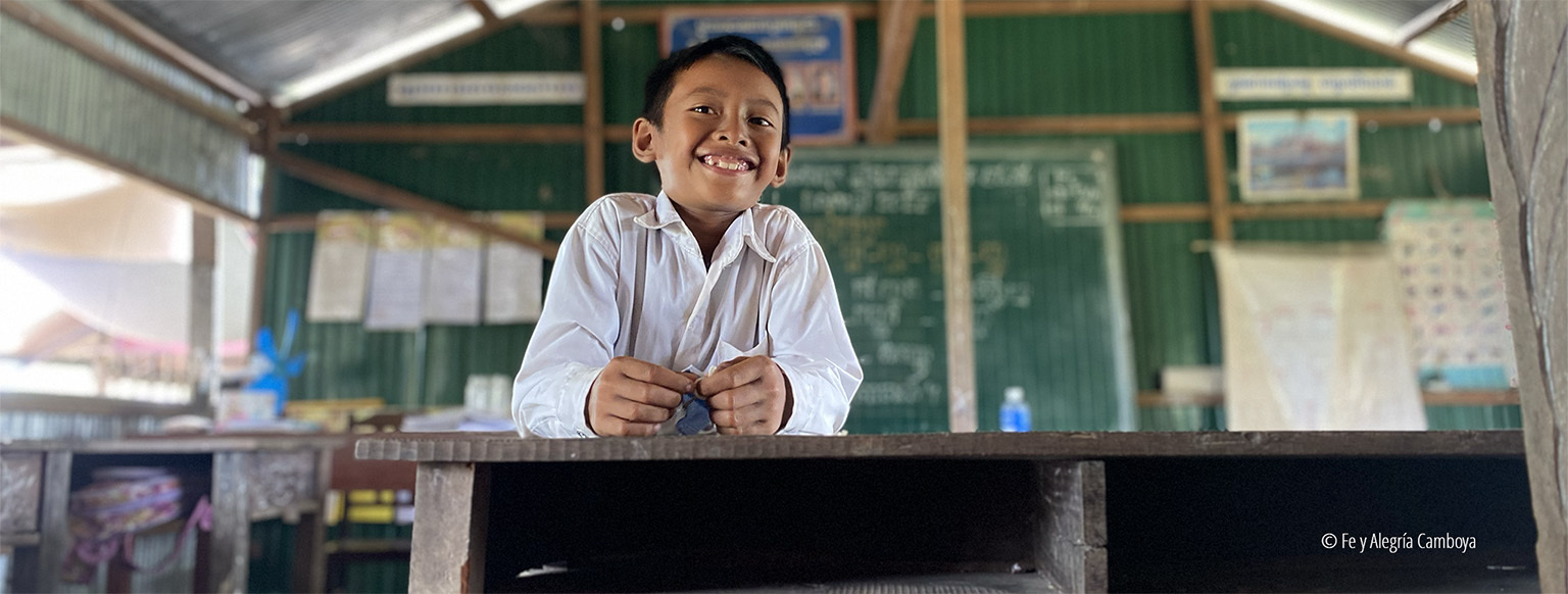 Educación en Camboya: el trabajo de Fe y Alegría para que más niños y niñas continúen estudiando