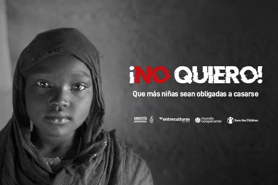 Campaña NO QUIERO contra el matrimonio infantil